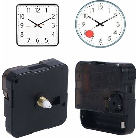 Quarz-Uhrwerk für DIY-Wanduhren, batteriebetrieben, geräuschlos, mit schleichendem Motor und Zeiger, für Uhrenreparaturen, Ersatzteile und Haushaltszubehör (1/5)