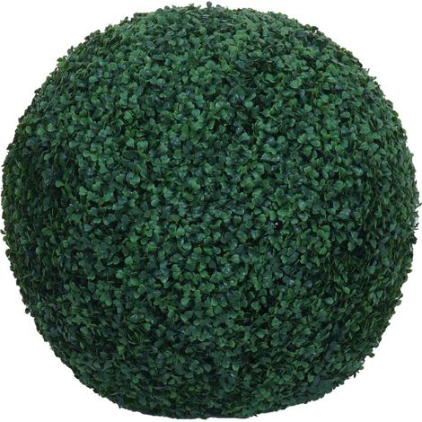 Künstlicher Busch HHG-594, Buchskugel Dekopflanze Buchsbaumkugel Kunstpflanze Buxus, Outdoor, Polyethylen Ø 53cm