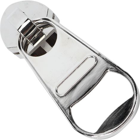 Ouvre-bouteille en alliage de zinc en forme de fermeture éclair, décapsuleur magnétique pour frigo, décoration de maison pour bar familial et soirée.