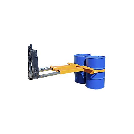Agarrador de bidones  para 2 bidones  carga máx 1000 kg 