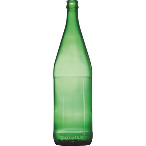 BOTTIGLIA VETRO VICHY Verde lt. 1 20.00 pz