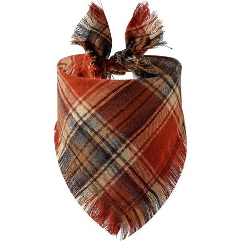 Bandana Pour Chien - Motif Tartan - Coton Doux - Pour Port Quotidien Ou Activités Extérieures - Taille Unique - 1 Pièce (1/2)
