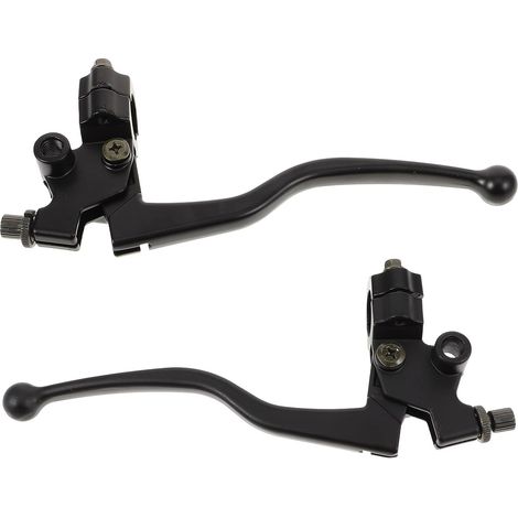 Générique Pièces de moto levier de frein et embrayage, 1 set avec supports de rétroviseur, alliage d'aluminium, pour conduite sur (1/5)
