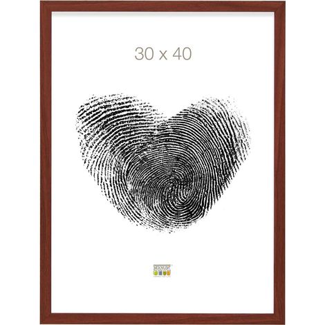 Cadre Couleur Marron Photo 30x40cm S44CH3 (1/5)