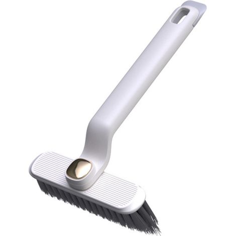 Spazzola rotante multifunzione per la pulizia di fessure, spazzola con setole dure, strumento per la pulizia di piccoli angoli, ideale per casa, bagno e cucina.