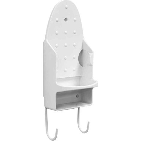 Crochet de support en fer monobloc—Blanc-apporter2Un crochet (1/5)