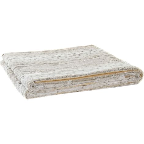 dkd home decor white beige animal wild mountain 150 x 200 x 2 cm 130 x 170 x 2 cm (1/3)