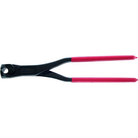 Stubai 113301 Tenaille pour menuisier avec tete etroite, Noir/rouge, 280 mm