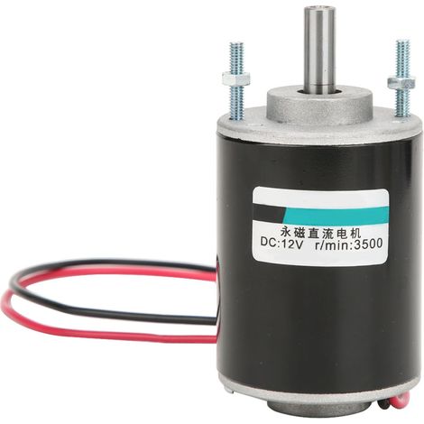30W Hollow Shaft Permanent Magnet Brush DC Motor Speed Adjustable (12V 3500rpm)