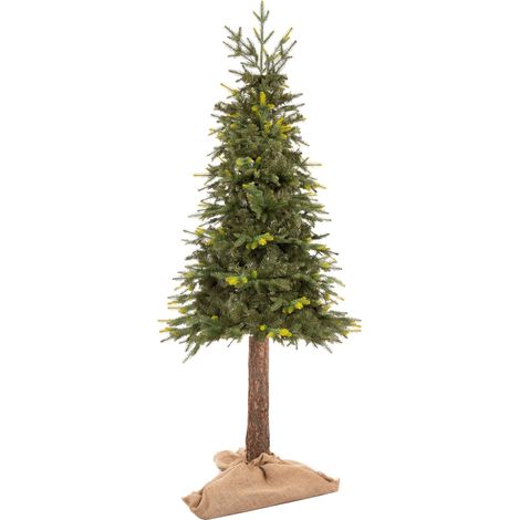 Albero di Natale artificiale – Tronco di abete naturale (220 cm)