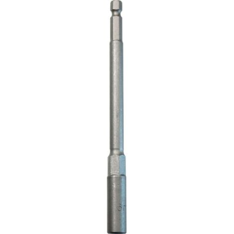 Rallonge de clé à douille hexagonale de 150 mm de long pour perceuse électrique, outils électriques, tournevis, adaptateur d'embout (magnétique 10 mm) (1/5)