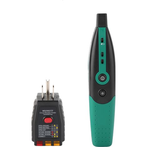 MS5902 MASTECH Détecteur de fusibles automatique pour disjoncteur, testeur de prise US/EU 110V fiche US (1/5)