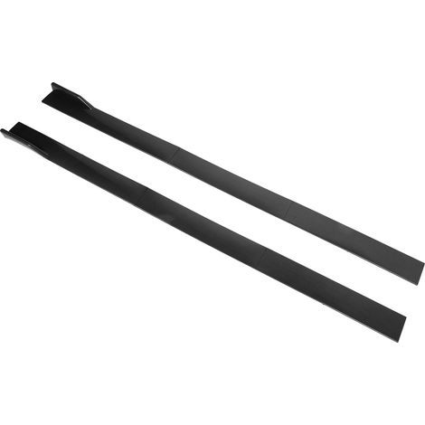 6-teiliger Satz Seitenschweller in Carbonfaser-Optik, bestehend aus Finnen und Diffusoren, universeller Ersatz für Honda Accord, 2,2 m / 7,2 ft (1/5)