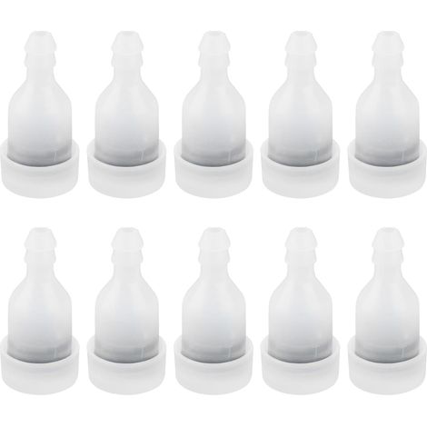 Confezione da 10 tappi per valvola di scarico per motosega e sega elettrica - Accessori per taglio a percussione - 10 pezzi