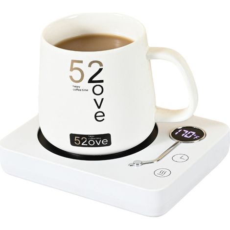 Chauffe-tasse CEROBEAR pour bureau, 3 niveaux de température (54 °C/66 °C/77 °C), arrêt automatique, idéal pour le café, le lait et le thé.
