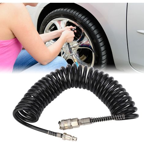 Kfz-Reparaturwerkzeug, 3-in-1-Schnellanschluss-Reifenfüllschlauch (weiblich) für Motorräder und Autos, Luftpumpen-Verlängerungsschlauch, pneumatische Klemmverschraubung, 3-in-1-PU-Luftschlauch (weibli (1/5)