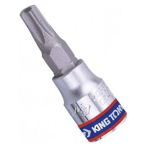 KING TONY 1/4" TORX-STECKSCHLÜSSEL MIT LOCH T40 x 37mm