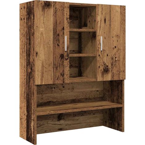Maison Exclusive - Mobile per Lavatrice Legno Antico 70,5x25,5x90 cm