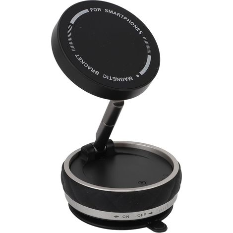 Support de Téléphone Magnétique pour Voiture, Support de Téléphone à Ventouse Pliable Rotatif à 360 °, Magnétique Réglable pour Smartphone pour Voiture, Véhicule, Salle de Bain, Miroir, (1/5)