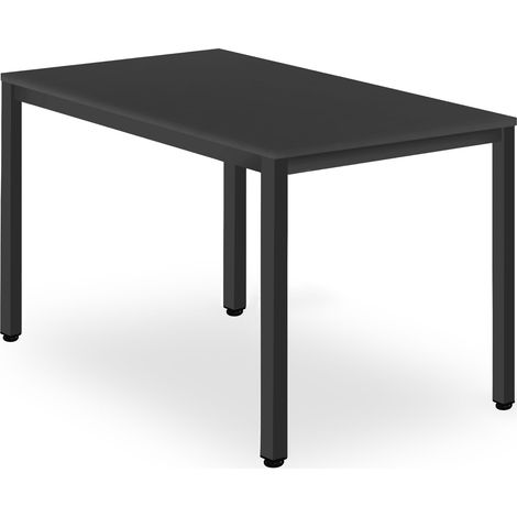 Table - Leobert - Tessa - Noir/Pieds Noirs - 120 X 60 X 75 Cm (1/4)