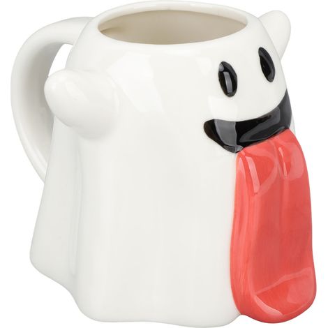 Tasse fantôme en céramique, adorable et accrocheur, pour eau, thé, lait, café, maison, bureau, magasin (1/5)