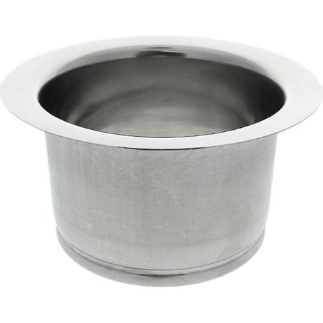 Bride d'évier, 114 mm, 61 mm, inox, pour broyeur de déchets (1/5)