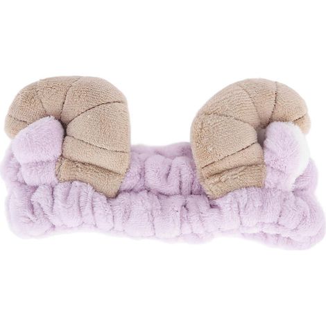 Bandeau cheveux doux et mignon, serre-tête élastique pour femme, idéal toilette, maquillage, spa, accessoire coiffure confortable, lavage visage, maintien parfait. (1/5)