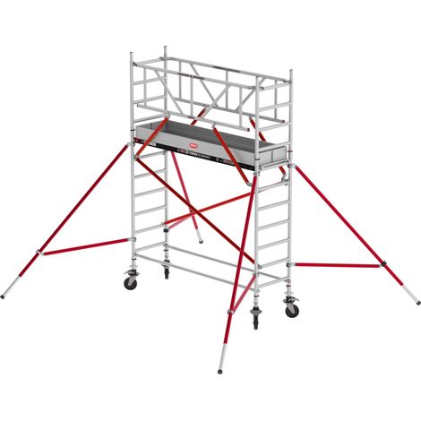 Altrex Fahrgerüst RS Tower 51 Aluminium mit Holz-Plattform 4,20m AH schmal 0,75x3,05m (1/2)