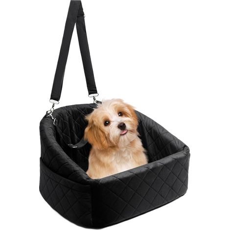Siège auto pour chien – Nid de chaise de voiture pour chat – Coussin de sécurité automobile pour chat – pour véhicule, camping-car, berline, voyage, voyage, camping urbain, trajets en plein (1/5)