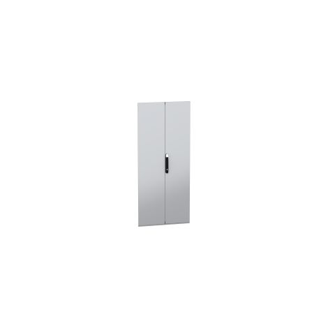 Porta piena doppia, PanelSeT SFN, Spacial SM, per armadio elettrico H1800 W800mm - NSYSFND1882D