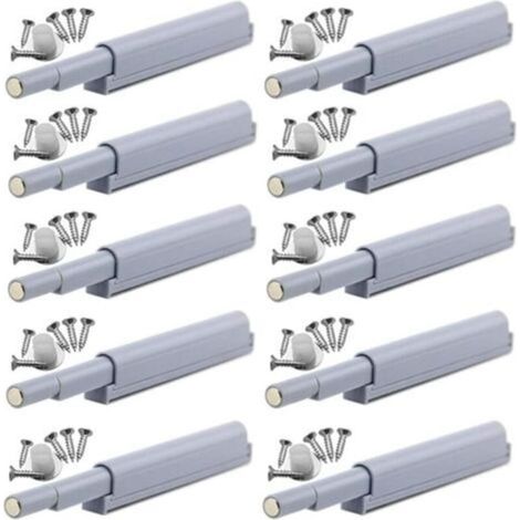 Fermetures magnétiques push-to-open Les fermetures magnétiques push-open ouvrent et ferment la porte d'une simple pression (10 pièces)