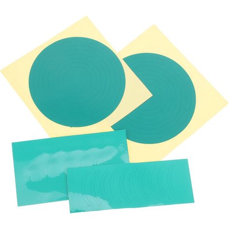 4 Autocollants Réfléchissants Verts pour Manomètre, Film Réfléchissant Imperméable, Facile à Utiliser, Application Polyvalente, Lot de 4 Pièces pour Identification Précise (1/5)