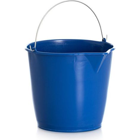 DECH cubo agua con pico 13 l azul , Cubo agua con pico azul 13 litrosFabricado en plástico de alta calidadApilableCon pico para fácil vertidoAsa metálicaCapacid (1/2)