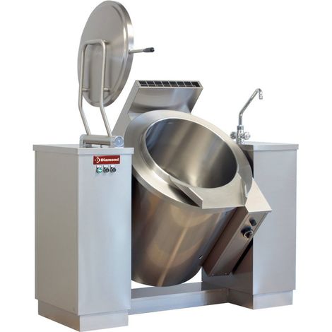 Marmite bascul gaz 100 lt chauffage indir - Diamond