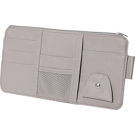 Auto-Sonnenblenden-Organizer, Auto-Sonnenblenden-Aufbewahrungstasche, Aufbewahrungstasche, Multifunktionstasche, Auto-Organizer-Tasche, für Stift, Karte, Rechnung, Brille, 1 Stück