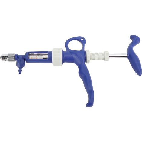 Injecteur pour animaux d'élevage, sûr et fiable, en plastique, à injection continue, pour poulets, canards et oies, 1 ml (1/5)