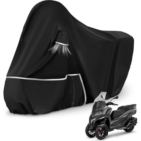 Motorradabdeckung wasserdicht für Piaggio MP3 400/500 (ohne Kofferraum) (1/5)