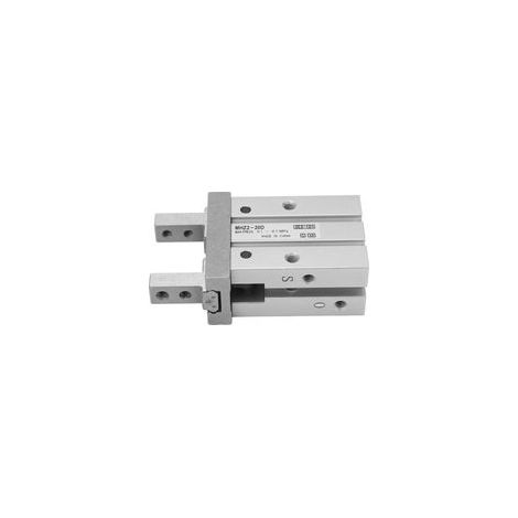 Pince pneumatique parallèle à Air, Type SMC, petit cylindre à doigt, trou d'entrée et de sortie, filetage M5x0,8mm (1/5)