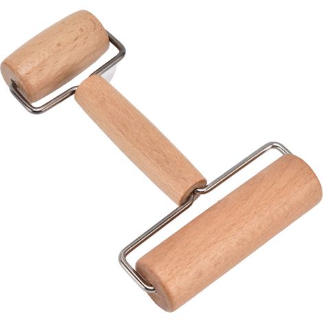 Rouleau à pâtisserie en bois de hêtre, rouleau à pâte en hêtre massif (1/5)