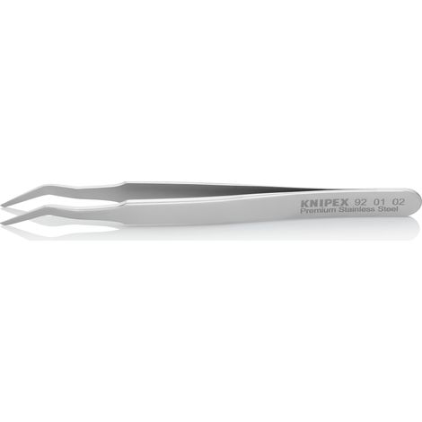 KNIPEX 92 01 02 SMD-Präzisionspinzette Glatt 120 mm (1/2)