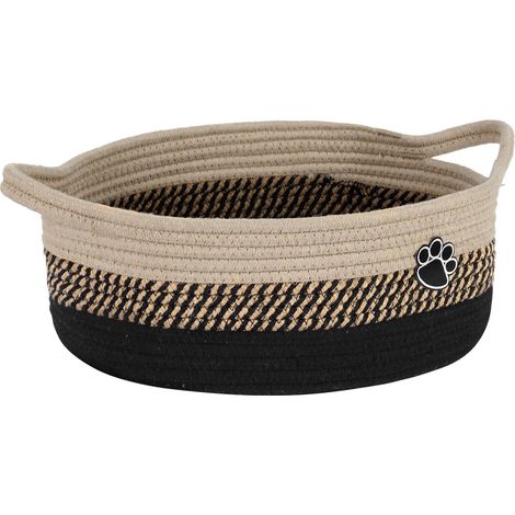 Panier de rangement multifonction, panier de rangement en corde de coton, panier de rangement pour jouets, pour le salon et la chambre (1/5)