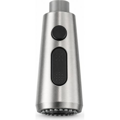 Douchette de Robinet Extractible Inox Brossé pour Cuisine 11 cm