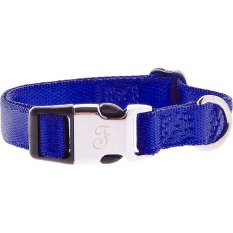 Collare regolabile in nylon resistente antigraffio per cani: 1 x 20-35 cm - lilla
