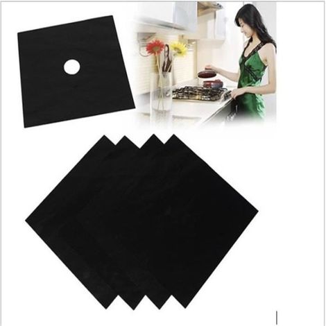 8pcs Feuilles de Protection pour Gazinière Cuisinière (1/4)