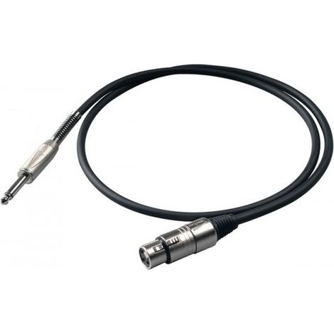 TrAdE Shop Traesio - Cavo 10 Metri Audio Per Microfono Casse Femmina Xlr Connessione Spina Jack 1.5 -