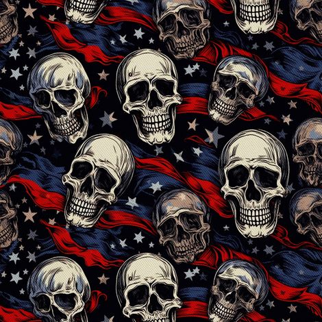 Tela decorativa para exteriores Oxford - Motivo de calavera I DX4163 (1/5)