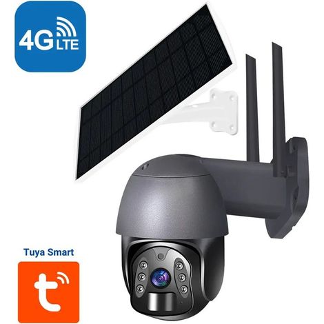Tuya Telecamera Smart 4G da 3.0MP con Pannello Solare 8W PTZ (1/5)