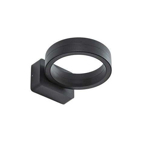 [NEUWERTIG] B-Ware Lindby Außenwandleuchte Wandlampe LED Selviro anthrazit Aluminium 20 cm IP65 (1/2)