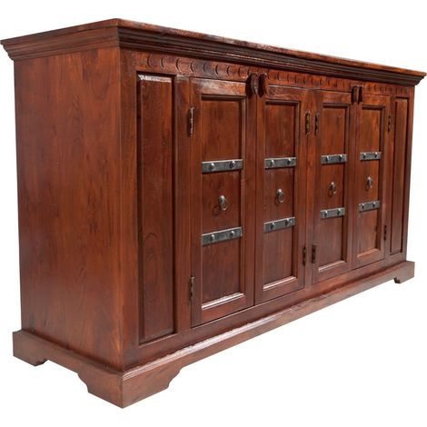 credenza in legno di Acacia 171x50x90 nougat laccato OXFORD 403