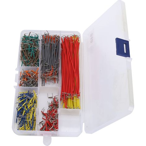Kit de 840 fils d'extension flexibles sans soudure pour plaque d'essai - Composants électroniques (1/5)